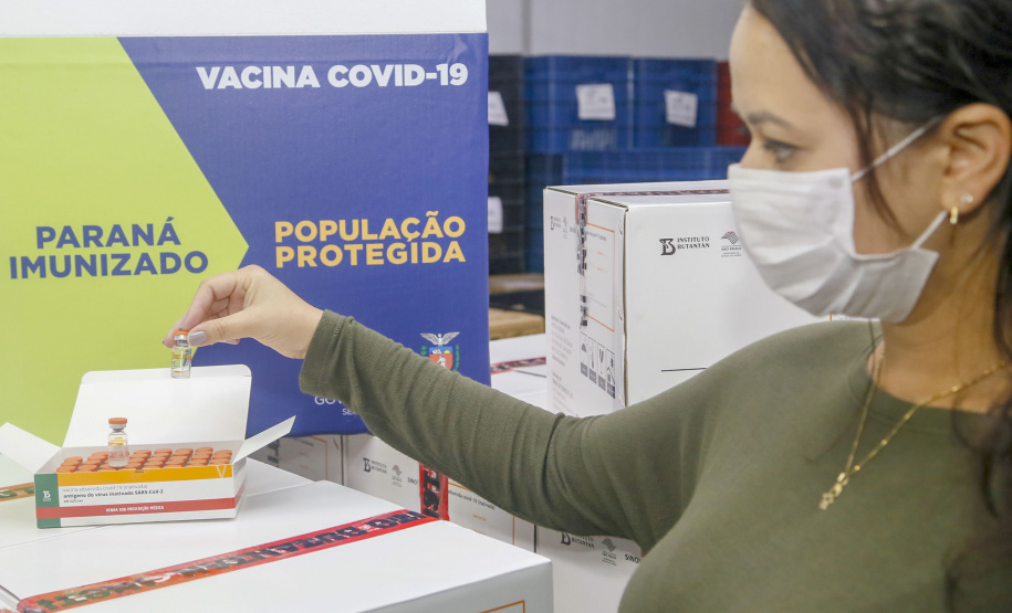 Governo começa a distribuir vacinas no Interior do Paraná.
Foto: Gilson Abreu/AEN
19.01.2021