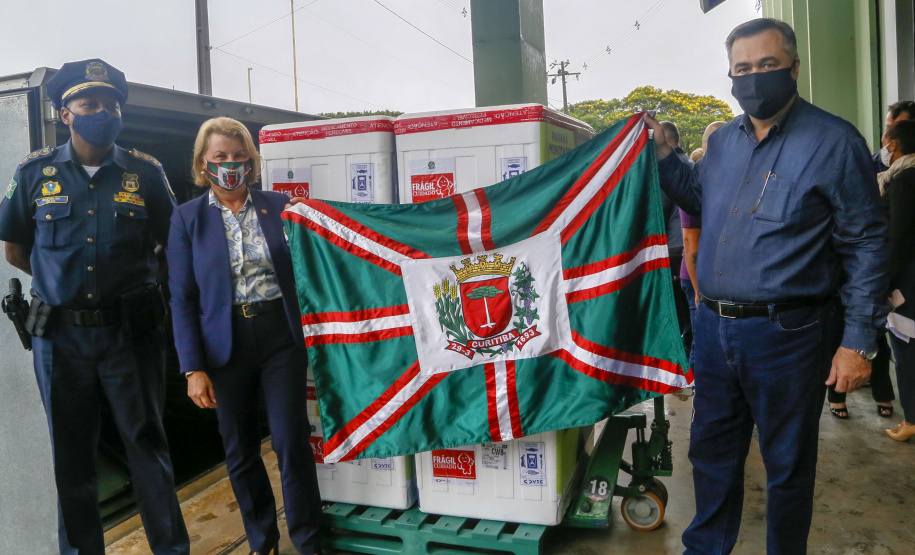 Agilidade das equipes da Saúde garante entrega a todos os municípios do Paraná.
Foto: Gilson Abreu/AEN
19.01.2021