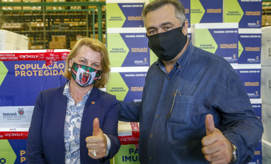 Agilidade das equipes da Saúde garante entrega a todos os municípios do Paraná.
Foto: Gilson Abreu/AEN
19.01.2021