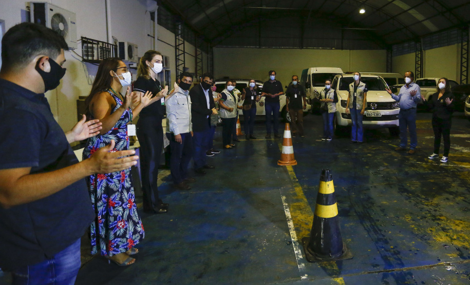CASCAVEL- Dsitribuiçãoo das vacinas contra a Covid-19 . Foto: Jonathan Campos/AEN