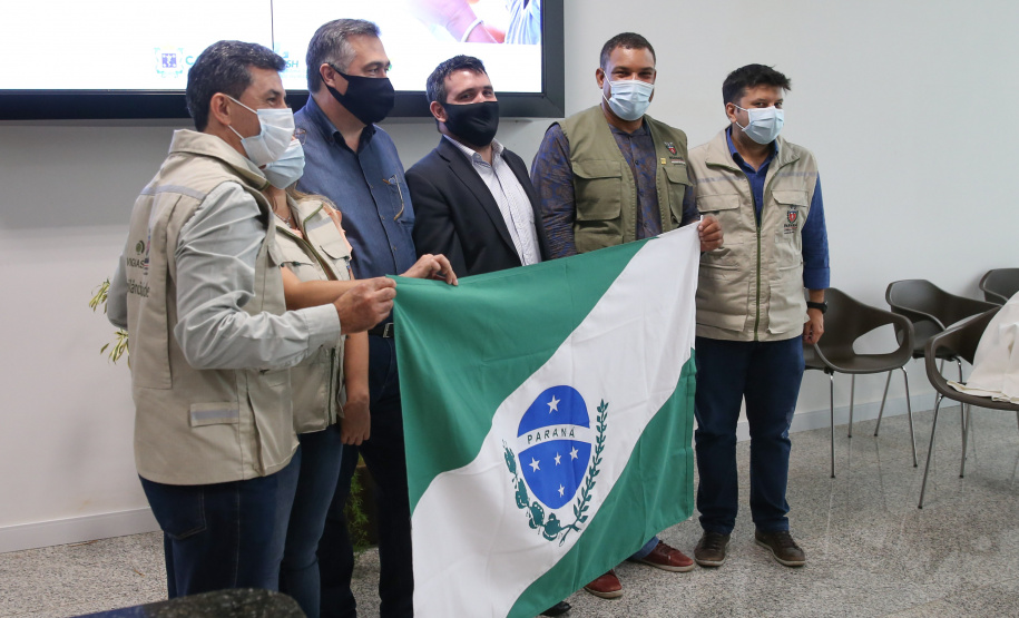 CASCAVEL - Dsitribuição  das vacinas contra a Covid-19.  19/01/2021 - Foto: Geraldo Bubniak/AEN