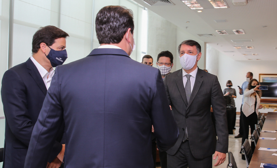 Ambev PG Investimento foi anunciado em solenidade com governador Carlos Massa Ratinho Junior. São R$ 370 milhões em Ponta Grossa, na unidade mais moderna da empresa no País. Há investimento de R$ 15 milhões na fábrica de refrigerantes em Almirante Tamandaré.Foto: Geraldo Bubniak/AEN