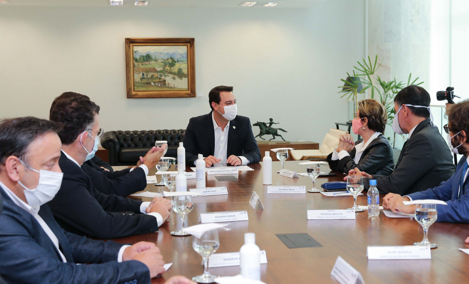 Ambev PG Investimento foi anunciado em solenidade com governador Carlos Massa Ratinho Junior. São R$ 370 milhões em Ponta Grossa, na unidade mais moderna da empresa no País. Há investimento de R$ 15 milhões na fábrica de refrigerantes em Almirante Tamandaré.Foto: Geraldo Bubniak/AEN