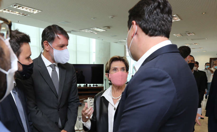 Ambev PG Investimento foi anunciado em solenidade com governador Carlos Massa Ratinho Junior. São R$ 370 milhões em Ponta Grossa, na unidade mais moderna da empresa no País. Há investimento de R$ 15 milhões na fábrica de refrigerantes em Almirante Tamandaré.Foto: Geraldo Bubniak/AEN