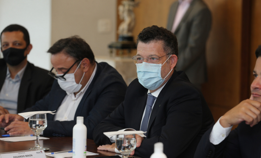 Ambev PG Investimento foi anunciado em solenidade com governador Carlos Massa Ratinho Junior. São R$ 370 milhões em Ponta Grossa, na unidade mais moderna da empresa no País. Há investimento de R$ 15 milhões na fábrica de refrigerantes em Almirante Tamandaré.Foto: Geraldo Bubniak/AEN