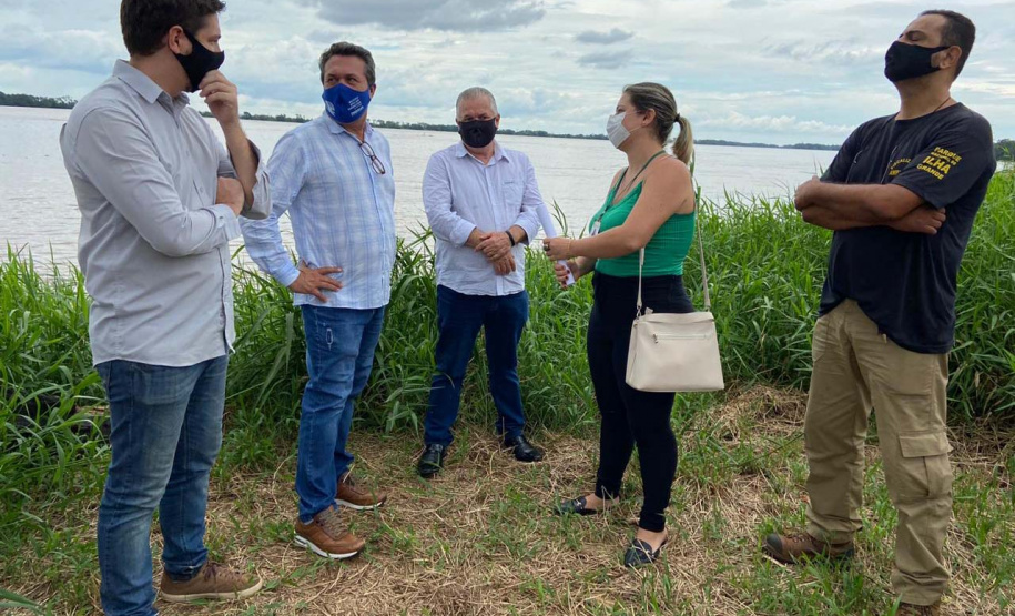 O secretário estadual do Desenvolvimento Sustentável e do Turismo, Márcio Nunes, percorreu, nesta semana, as margens do Rio Paraná, no Oeste do Estado, para identificar potenciais de turismo em água doce. Foto:SEDEST