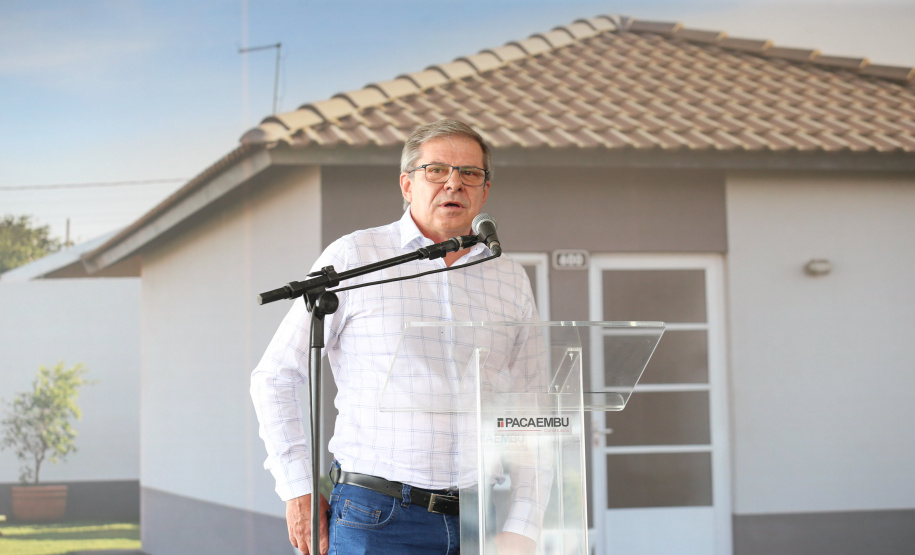 O governador Carlos Massa Ratinho Junior participou nesta segunda-feira (25) do lançamento de 866 novas moradias populares em Londrina, na região Norte. Londrina, 25/01/2021 - Foto: Geraldo Bubniak/AEN