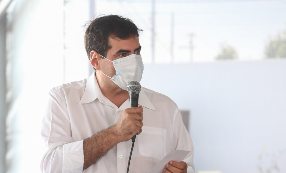 O governador Carlos Massa Ratinho Junior participou nesta segunda-feira (25) do lançamento de 866 novas moradias populares em Londrina, na região Norte. Londrina, 25/01/2021 - Foto: Geraldo Bubniak/AEN