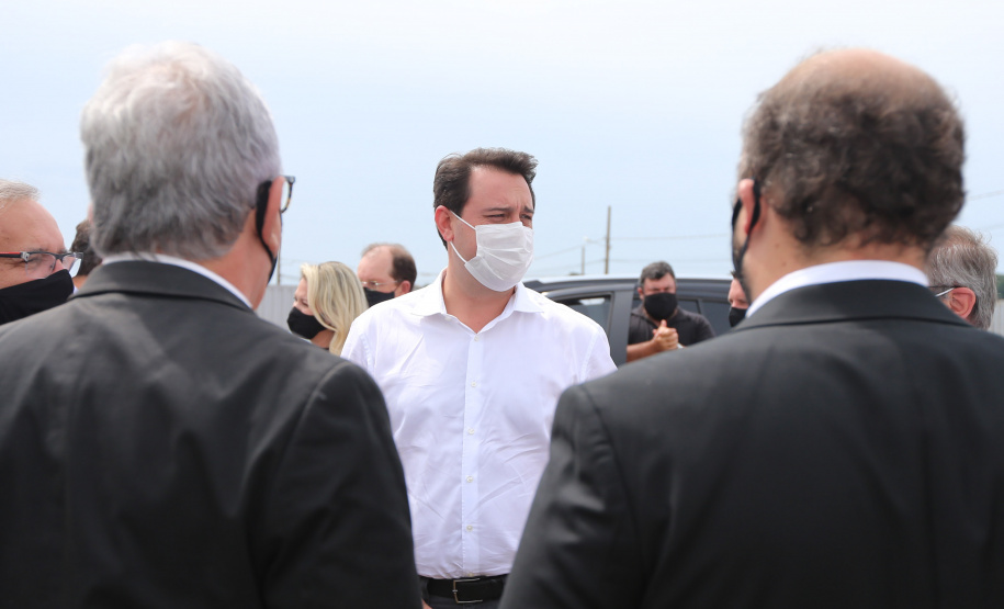 O governador Carlos Massa Ratinho Junior participou nesta segunda-feira (25) do lançamento de 866 novas moradias populares em Londrina, na região Norte. Londrina, 25/01/2021 - Foto: Geraldo Bubniak/AEN