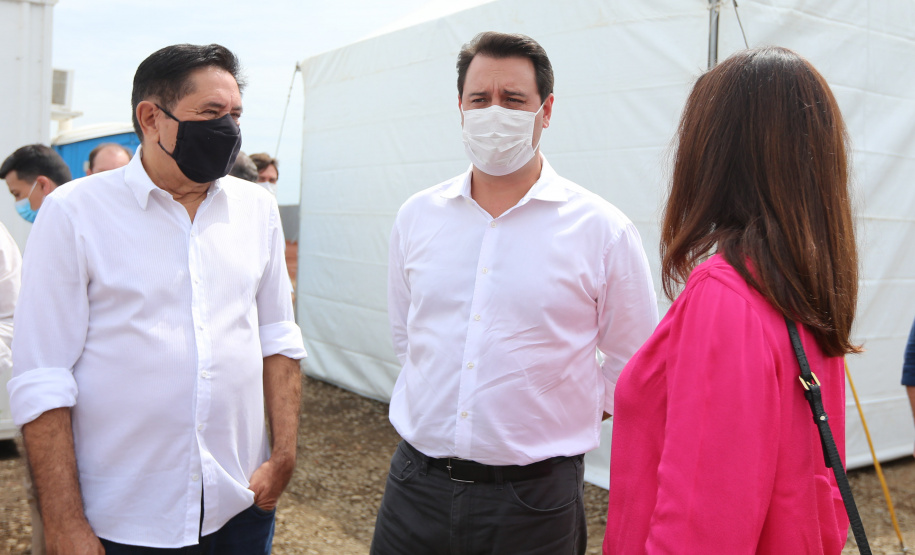 O governador Carlos Massa Ratinho Junior participou nesta segunda-feira (25) do lançamento de 866 novas moradias populares em Londrina, na região Norte. Londrina, 25/01/2021 - Foto: Geraldo Bubniak/AENN