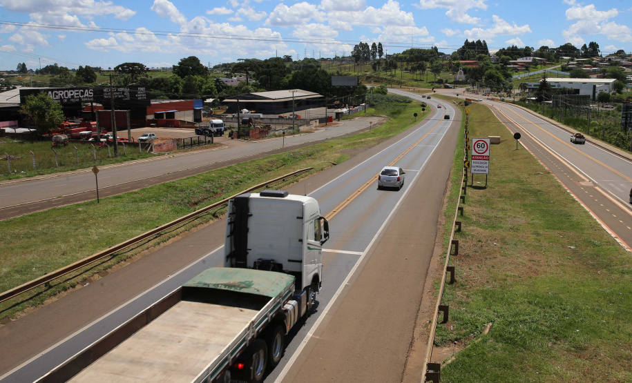 DER-PR publica resultado da licitação da duplicação da BR-277 em Guarapuava. Foto: Geraldo Bubniak/AEN