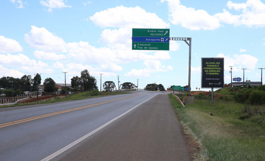 DER-PR publica resultado da licitação da duplicação da BR-277 em Guarapuava. Foto: Geraldo Bubniak/AEN