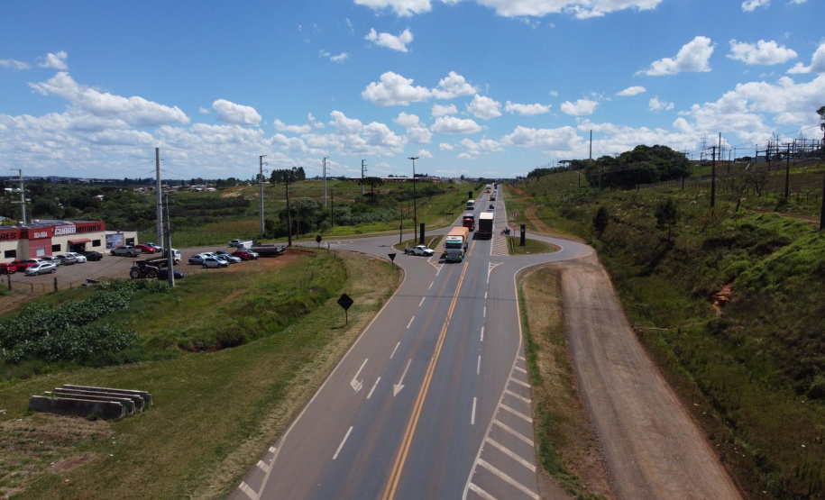 DER-PR publica resultado da licitação da duplicação da BR-277 em Guarapuava. Foto: Geraldo Bubniak/AEN