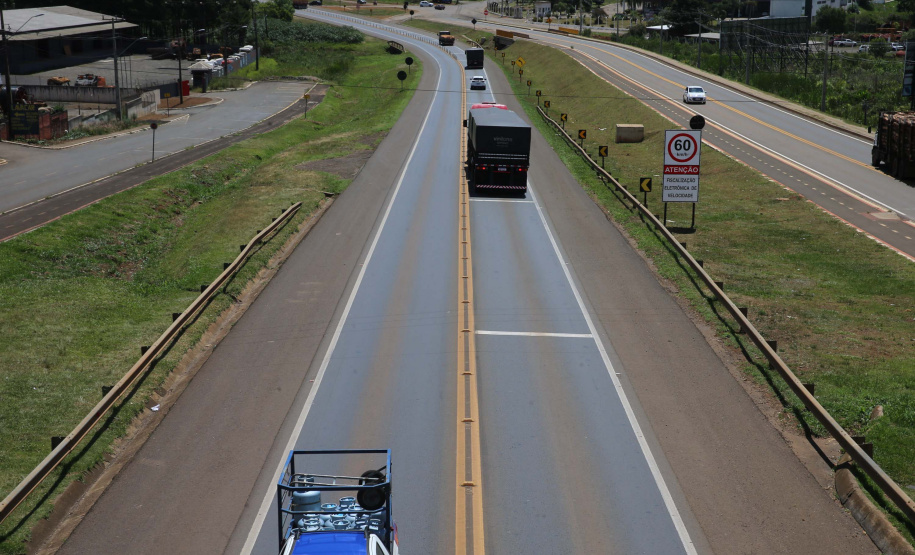 DER-PR publica resultado da licitação da duplicação da BR-277 em Guarapuava. Foto: Geraldo Bubniak/AEN