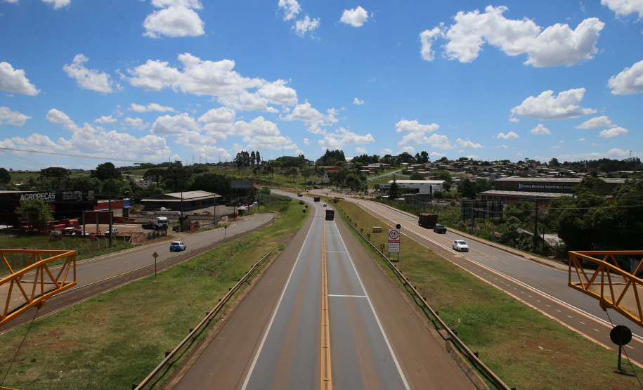 DER-PR publica resultado da licitação da duplicação da BR-277 em Guarapuava. Foto: Geraldo Bubniak/AEN