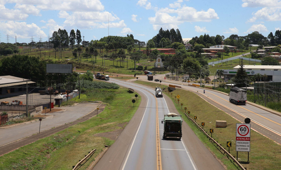 DER-PR publica resultado da licitação da duplicação da BR-277 em Guarapuava. Foto: Geraldo Bubniak/AEN