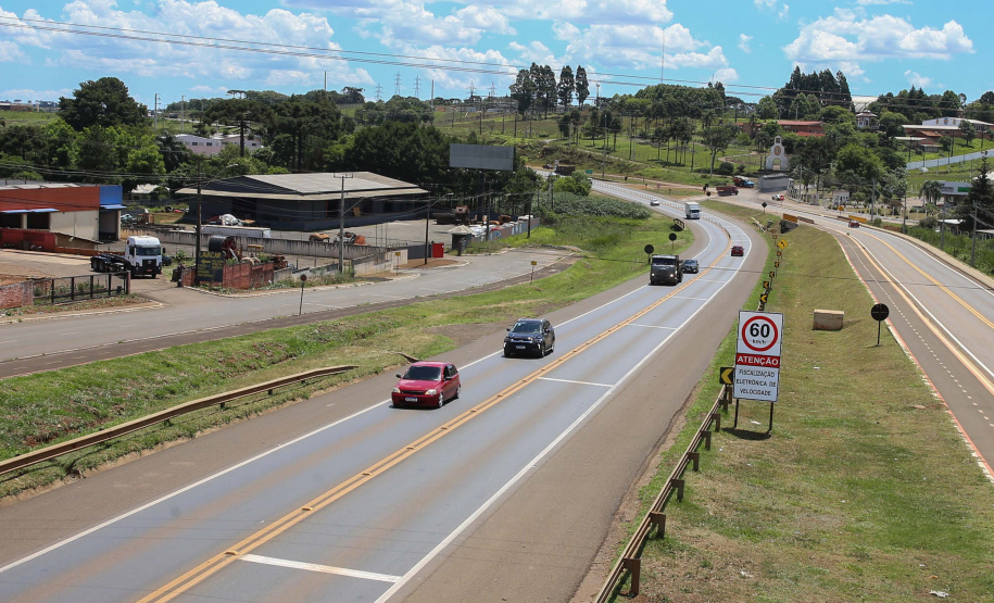 DER-PR publica resultado da licitação da duplicação da BR-277 em Guarapuava. Foto: Geraldo Bubniak/AEN