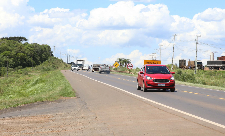 DER-PR publica resultado da licitação da duplicação da BR-277 em Guarapuava. Foto: Geraldo Bubniak/AEN