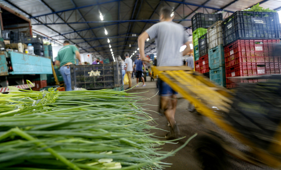 Permissionários atacadistas da Ceasa Curitiba fazem doação 25 toneladas de alimentos para entidades beneficentes de Curitiba e Região Metropolitana, além de famílias atingidas pelas chuvas em Irati, na região Centro-Sul do Estado. - Curitiba, 29/01/2021  - Foto: Gilson Abreu/AEN