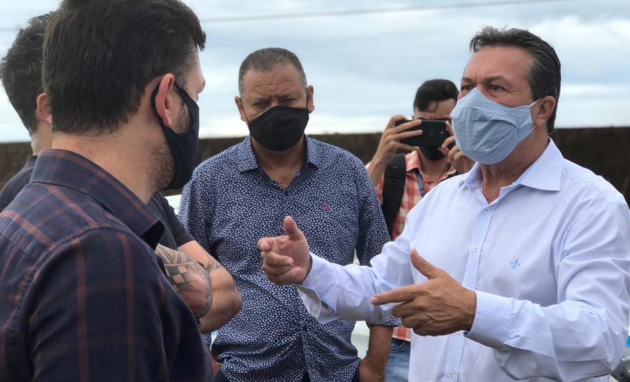 Estado reforça importância do combate à erosão nos municípios do Noroeste. A iniciativa é da Secretaria de Estado do Desenvolvimento Sustentável e do Turismo. Os projetos foram apresentados pelo secretário Márcio Nunes, em visita a dez cidades da região, na última semana. - Curitiba, 01/02/2021 - Foto: Divulgação SEDEST/IAT