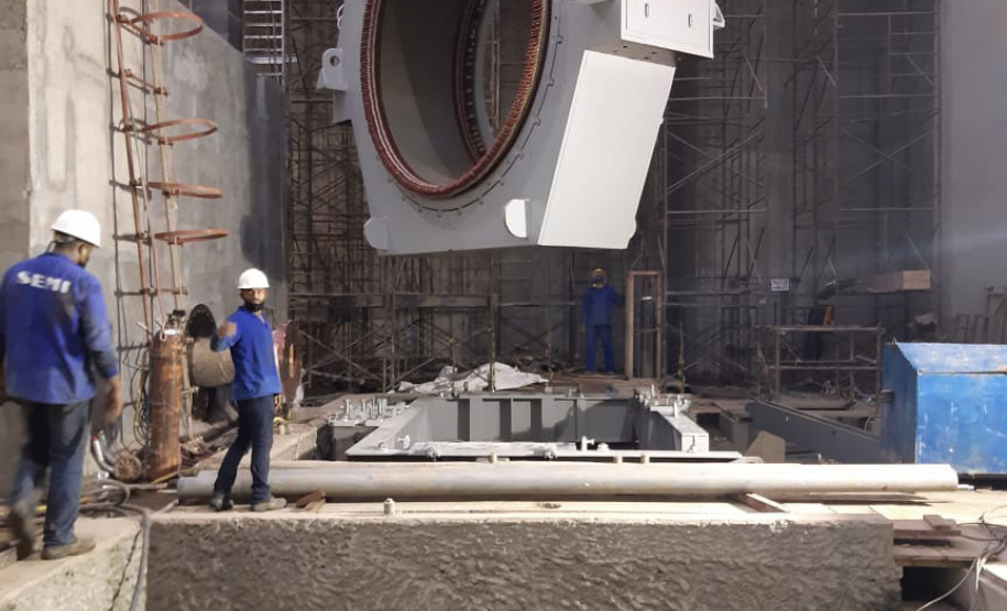Obras da PCH Bela Vista entram na reta final  . Foto: Copel