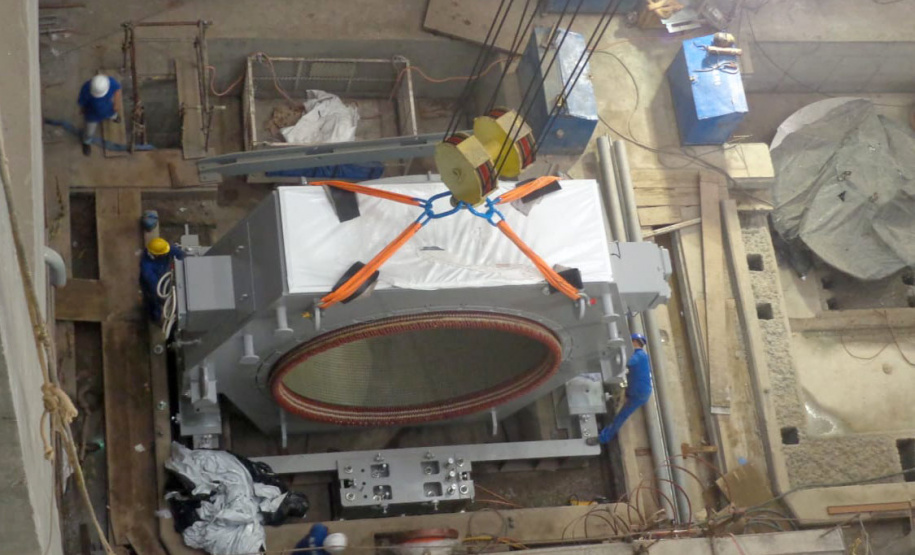 Obras da PCH Bela Vista entram na reta final  . Foto: Copel