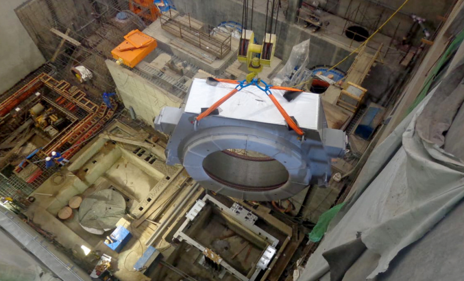 Obras da PCH Bela Vista entram na reta final  . Foto: Copel