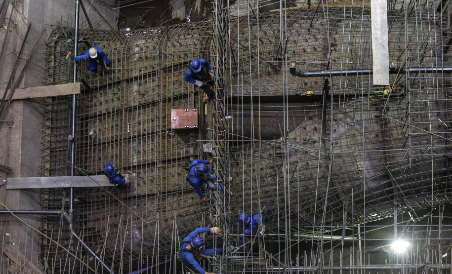 Obras da PCH Bela Vista entram na reta final  . Foto: Copel. Foto: Jonathan Campos/ AEN