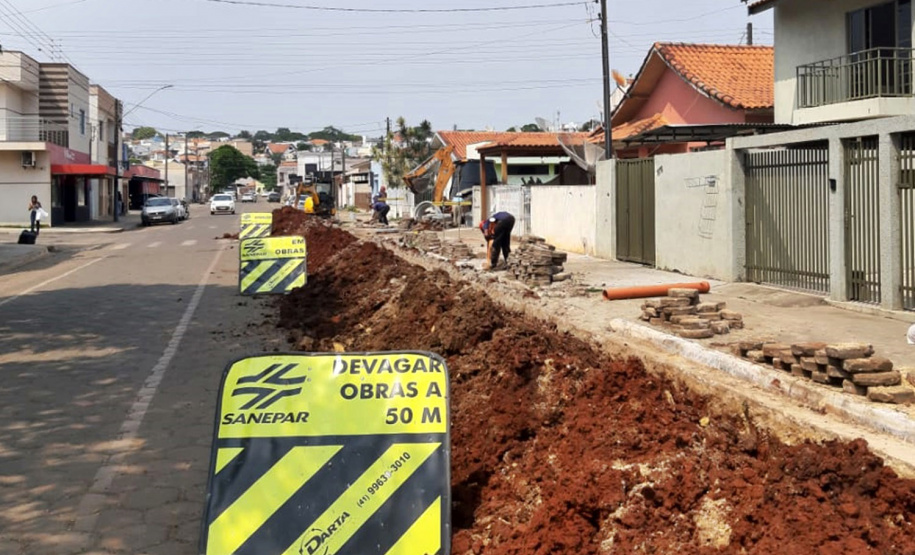 Obras também expandem estrutura existente em outros oito municípios.  - Foto: Divulgação Sanepar