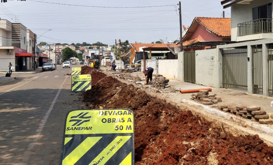 Obras também expandem estrutura existente em outros oito municípios.  - Foto: Divulgação Sanepar