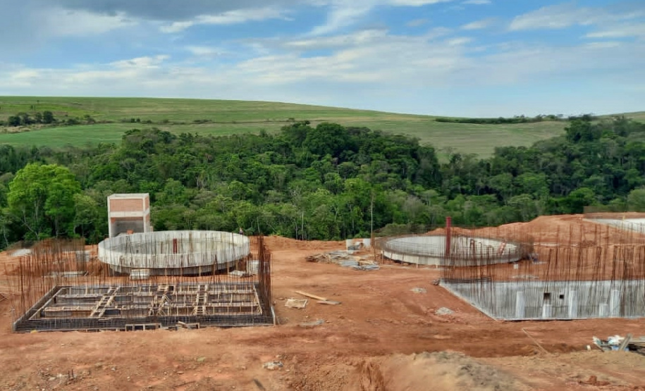 Obras também expandem estrutura existente em outros oito municípios.  - Foto: Divulgação Sanepar