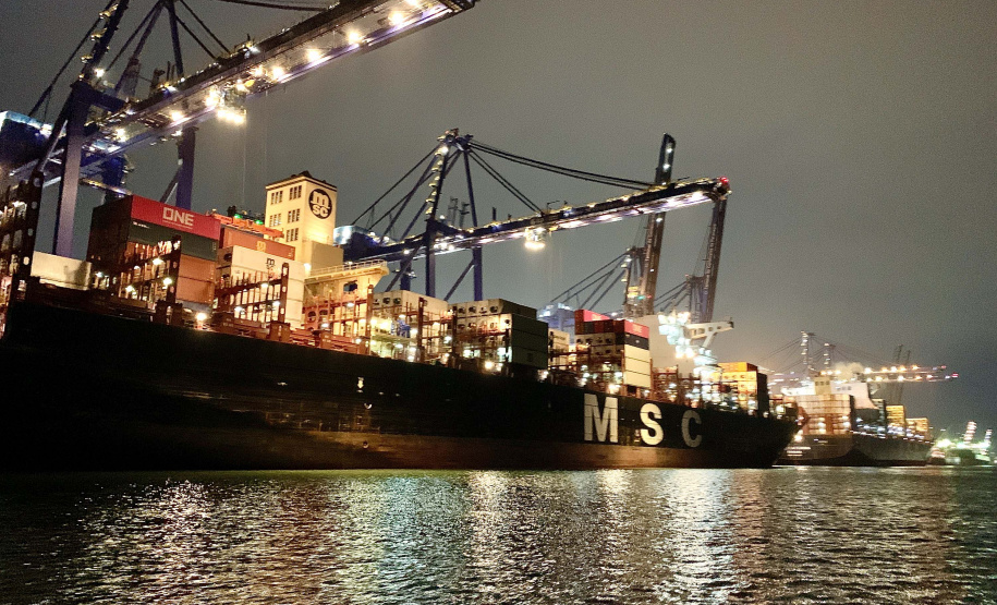 Porto registra aumento na paralisação de operação por chuva. Foto: Claudio Neves/ Portos do Paraná  -  Foto: Claudio Neves/Portos do Paraná