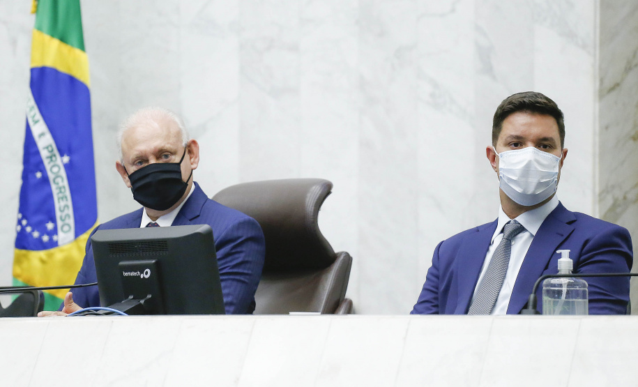 Governador Carlos Massa Ratinho Junior na Assembleia Legislativa do Estado do Paraná  -  Curitiba, 02/02/2021  -  Foto: Jonathan Campos/AEN