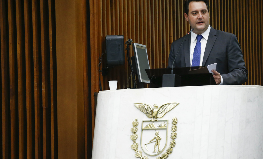 Governador Carlos Massa Ratinho Junior na Assembleia Legislativa do Estado do Paraná  -  Curitiba, 02/02/2021  -  Foto: Jonathan Campos/AEN