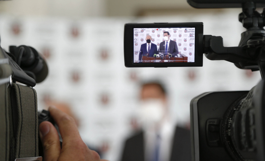 Governador Carlos Massa Ratinho Junior na Assembleia Legislativa do Estado do Paraná  -  Curitiba, 02/02/2021  -  Foto: Jonathan Campos/AEN