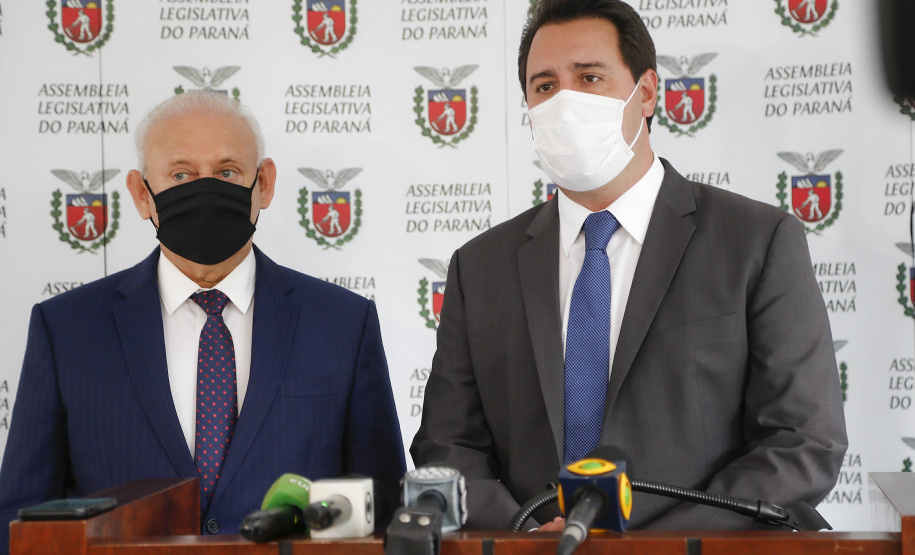 Governador Carlos Massa Ratinho Junior na Assembleia Legislativa do Estado do Paraná  -  Curitiba, 02/02/2021  -  Foto: Jonathan Campos/AEN