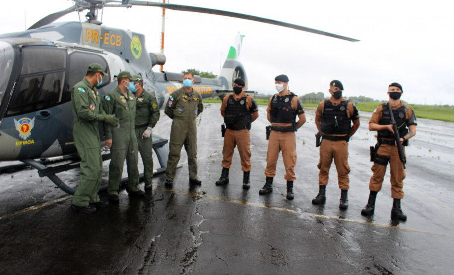 Em 45 dias de atuação no Litoral, na temporada Verão Consciente, o Batalhão de Polícia Militar de Operações Aéreas (BPMOA) realizou mais de 100 missões e o atendimento de 39 vítimas. - Foto: Divulgação BPMOA/SESP