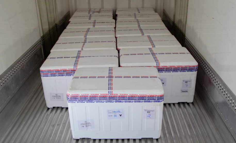 Vacinas Com a chegada do quarto lote, Paraná começa a vacinar idosos. Foto: Ari Dias/AEN