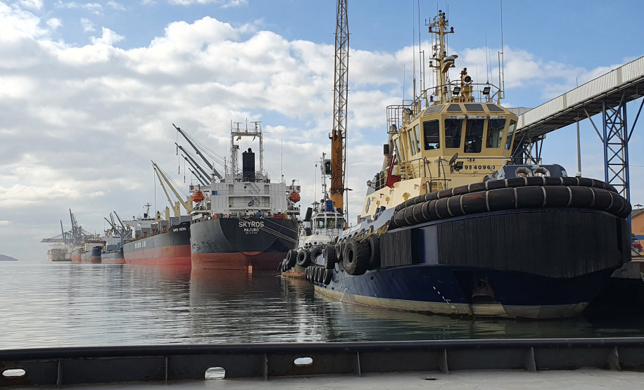 Portos de Paranaguá e Antonina registram alta de 4% na movimentação. - Paranaguá, 08/02/2021 - Foto: Najia Furlan / Portos do Paraná