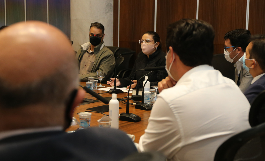 Ferroeste O governador Carlos Massa Ratinho Junior participa nesta segunda-feira (8), de reuniao sobre o projeto da Nova Ferroeste. Curitiba, 08/02/2021. Foto: Geraldo Bubniak/AEN