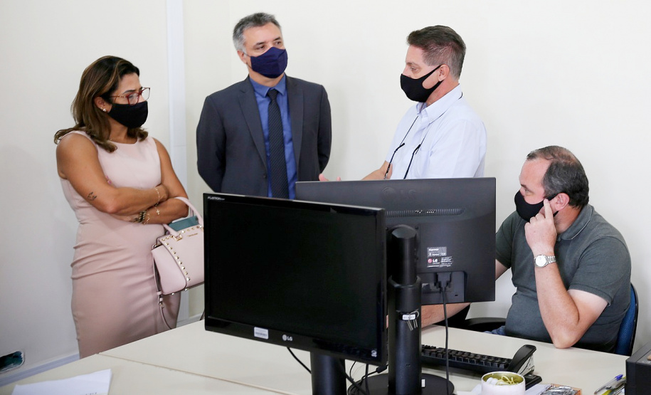 A Polícia Civil do Paraná (PCPR) recebeu a visita técnica da comissão do Instituto de Identificação da Polícia Civil do Distrito Federal (PCDF), na segunda-feira (8), em Curitiba.  -  Curitiba, 10/02/2021  -  Foto: Divulgção PCPR/SESP-PR