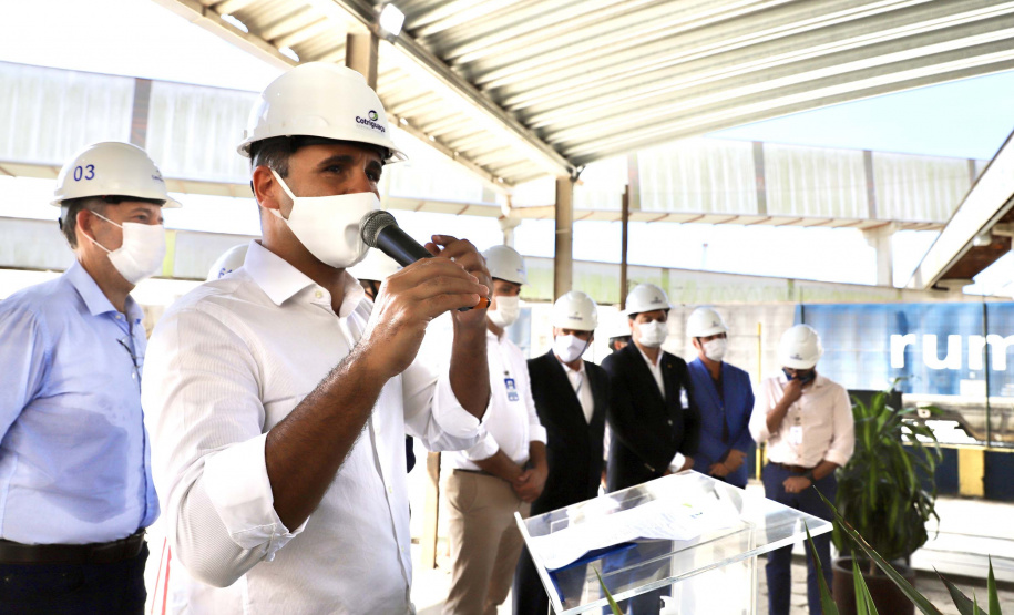 A Cotriguaçu, um dos onze terminais que integram o Corredor de Exportação Leste do Porto de Paranaguá, inaugurou nesta quarta-feira (10) um novo desvio ferroviário. O investimento privado na remodelação, de R$ 8 milhões, vai ao encontro do Plano Estadual Ferroviário e dos projetos da Portos do Paraná para ampliação da capacidade e participação do modal no transporte de carga.