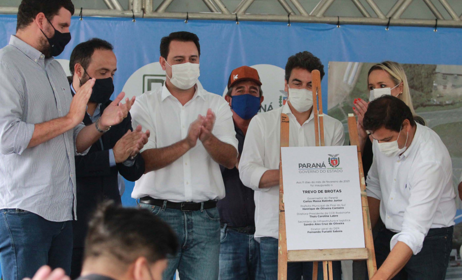 Novo viaduto garante tráfego mais seguro em Piraí do Sul.