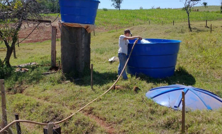 Seis municípios que decretaram situação de emergência no final de 2020 em decorrência da estiagem estão recebendo auxílio para o atendimento à população mais afetada. - Foto: Divulgação Defesa Civil do Paraná
