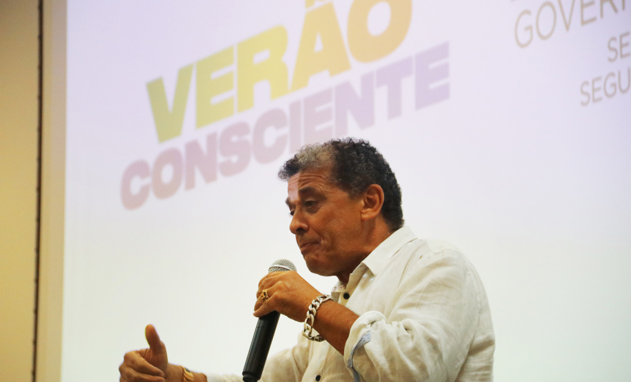 O Coordenador Estadual do Verão Consciente 2020/2021 e secretário da Segurança Pública do Paraná, coronel Romulo Marinho Soares, apresentou ao secretário da Casa Civil, Guto Silva, prefeitos do litoral e deputados estaduais, o balanço de atividades das instituições que fazem parte das ações do Estado no litoral e outras Costas do Paraná, nesta temporada. - Matinhos 10/02/2021  -  Foto:  Divulgação SESP-PR