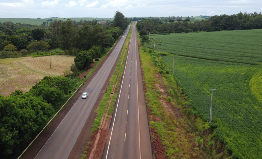 Entrega da primeira parte da duplicação da PR-323 entre Doutor Camargo e Paiçandu, na região Noroeste. O investimento por parte do Governo do Estado em toda a obra é de R$ 78,7 milhões. 11/02/2021 - Foto: Geraldo Bubniak/AEN