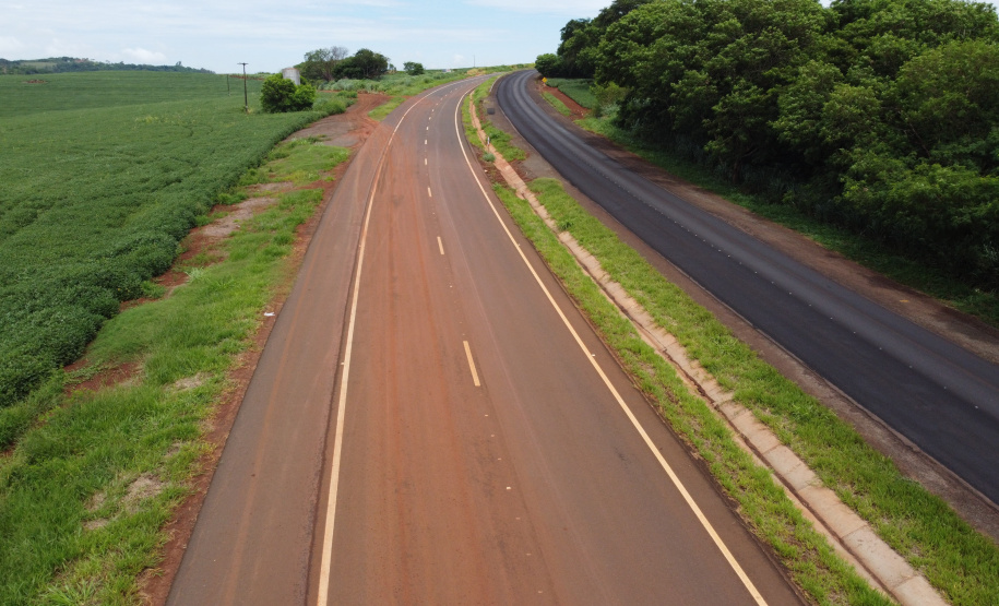 Entrega da primeira parte da duplicação da PR-323 entre Doutor Camargo e Paiçandu, na região Noroeste. O investimento por parte do Governo do Estado em toda a obra é de R$ 78,7 milhões. 11/02/2021 - Foto: Geraldo Bubniak/AEN