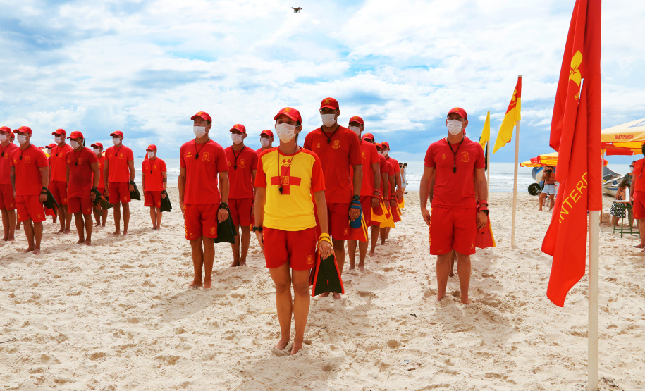 Corpo de Bombeiros forma nova turma de guarda-vidas militares  -  Foto: Divulgação SESP-PR