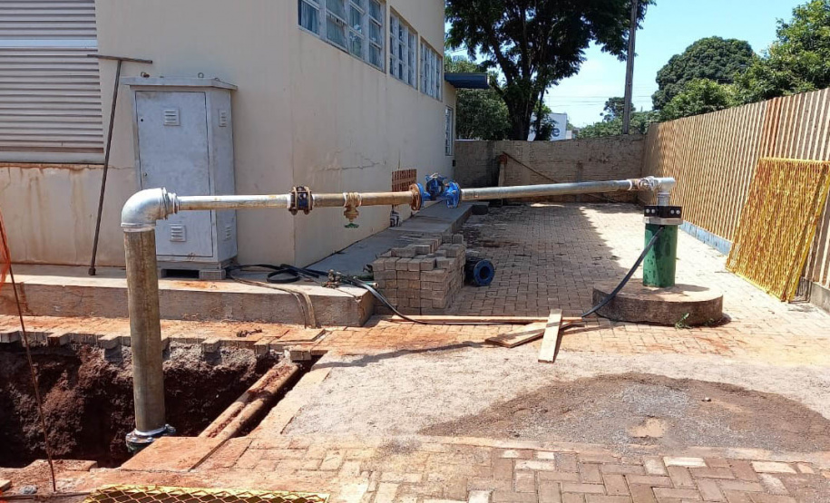 A Sanepar interligou, na semana passada, um novo poço ao sistema de abastecimento de água em Palotina, que suspende em definitivo, a partir de hoje (15), o rodízio na cidade.  -  Fato: Divulgação Sanepar