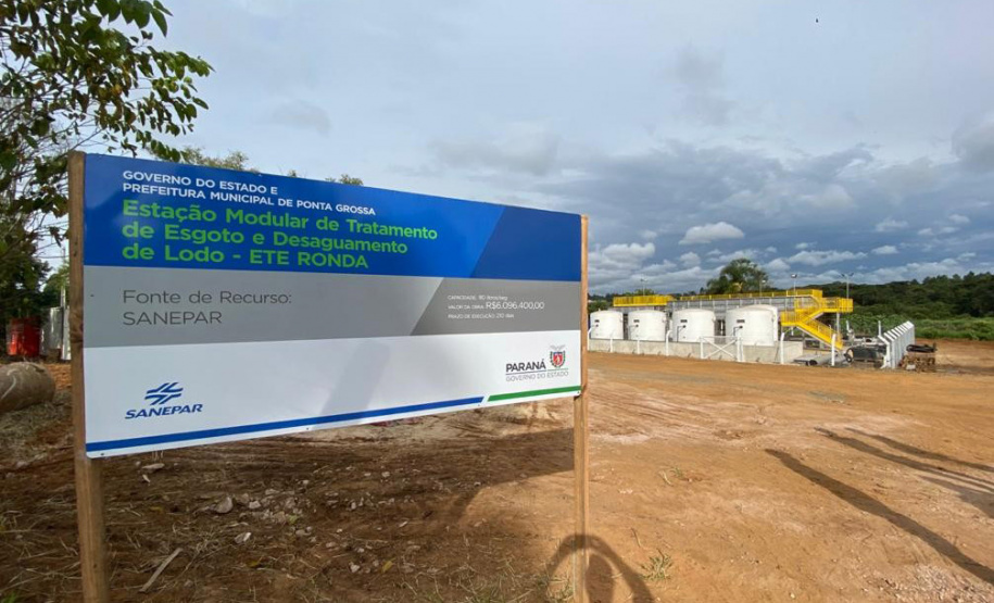 Sanepar amplia Estações de Tratamento de Esgoto. Foto: Sanepar